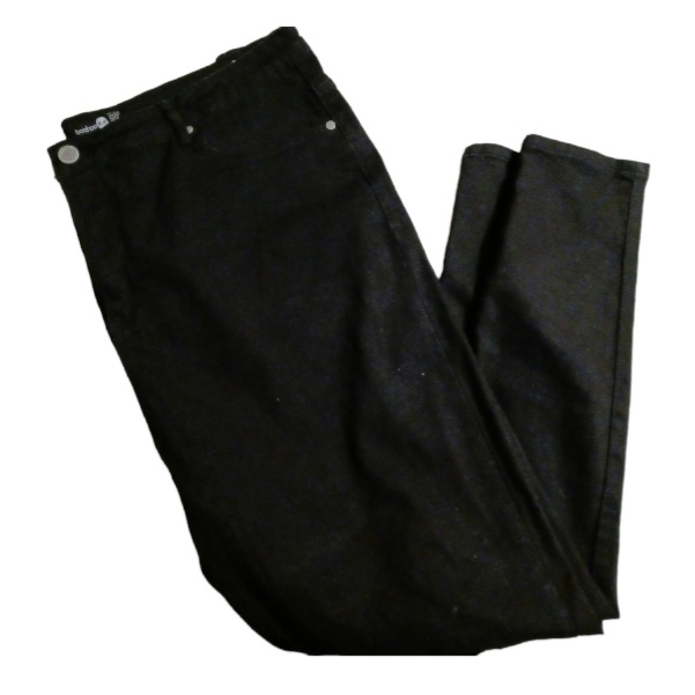 Plus size women boohoo (Blue) black jeans size 18
